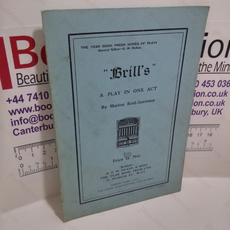 Brills: A Play in One Act (The Book Press Series of Plays)