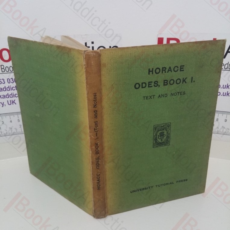 Horace Odes, Book I: Text and Notes