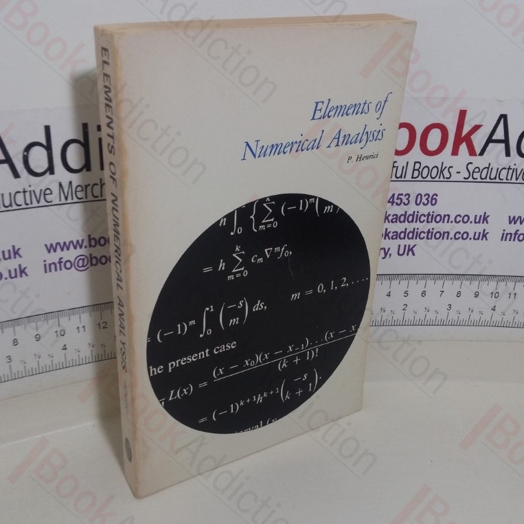 Elements of Numerical Analysis