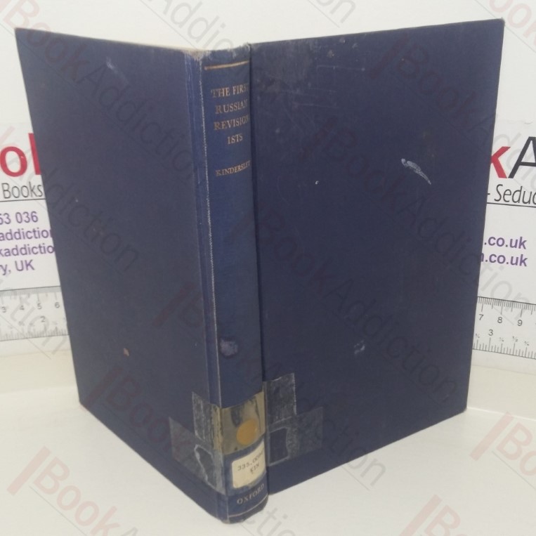 The First Russian Revisionists: A Study of Legal Marxism in Russia