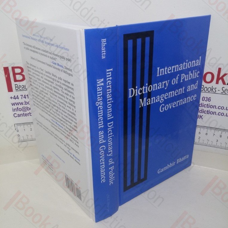 International Dictionary of Public Management and Governance