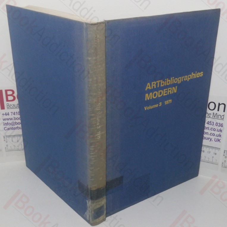 ArtBibliographies MODERN, Volume 3, 1971