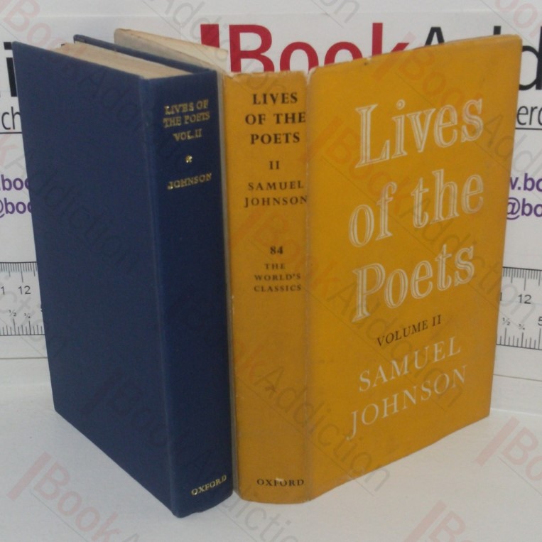 Lives of the Poets, Volume II (Oxford World’s Classics series, No. 84)