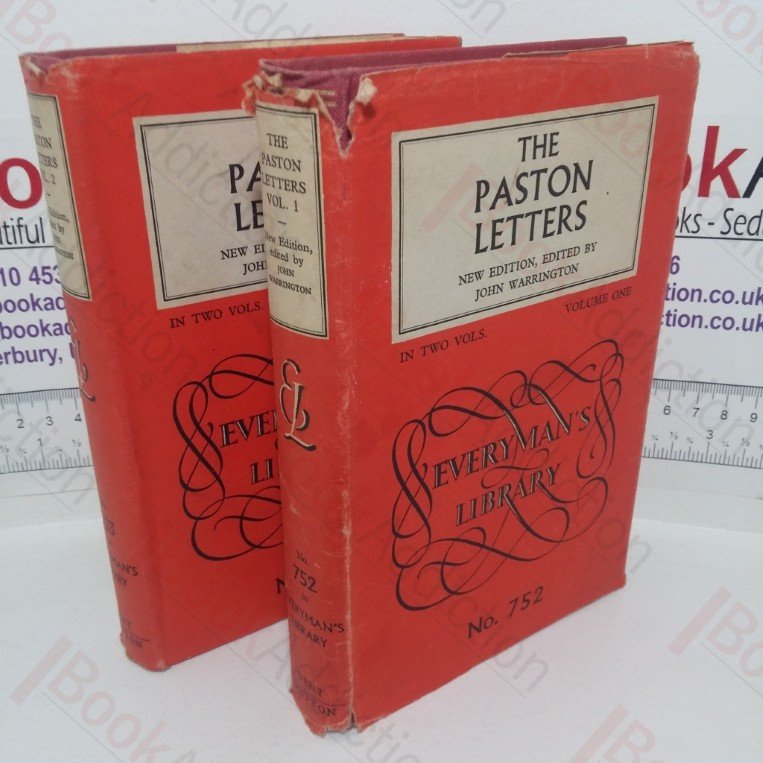 The Paston Letters (Volumes I & II) (Everyman’s Library Nos. 752 and 753)