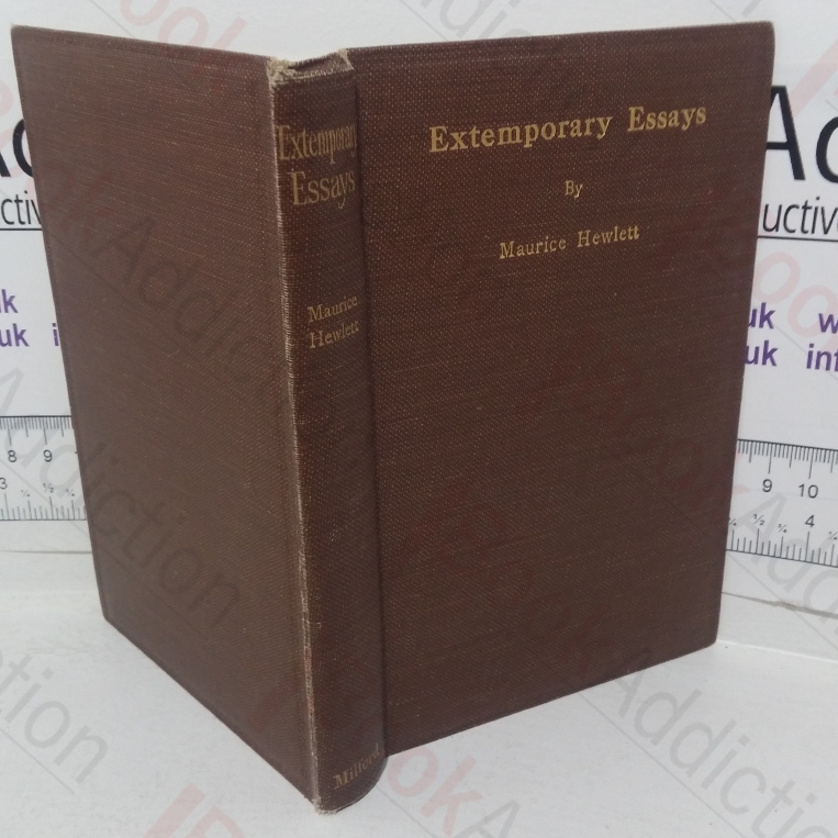 Extemporary Essays