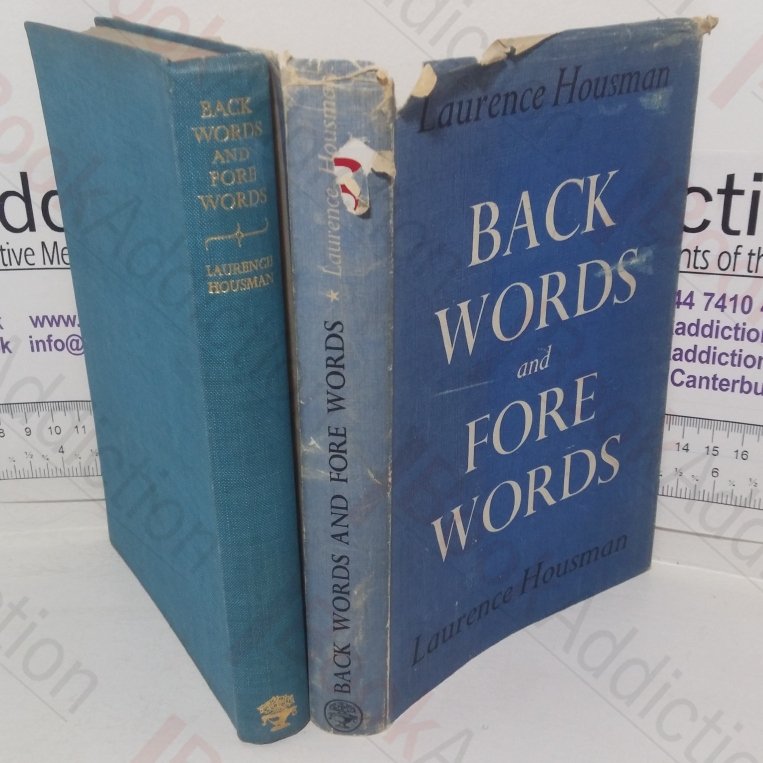 Back Words and Fore Words: An Author’s Year-book, 1893-1945