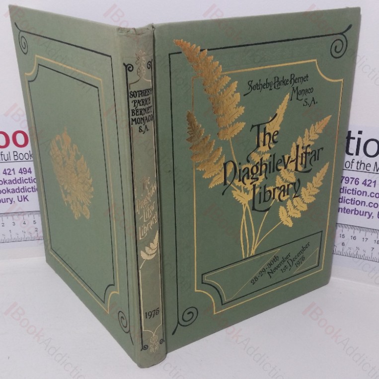 The Diaghilev-Lifar Library (Auction Catalogue, Sotheby Parke Bennet, Monaco, 28th Nov – 1st Dec 1975)