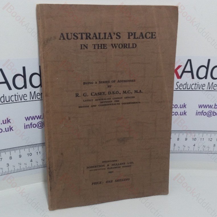 Australia’s Place in the World