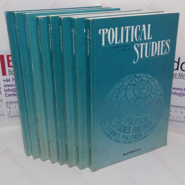 Political Studies, Volumes XXXIX and XL, 1991-92 (Journal of the Political Studies Association) (Eight Issues)