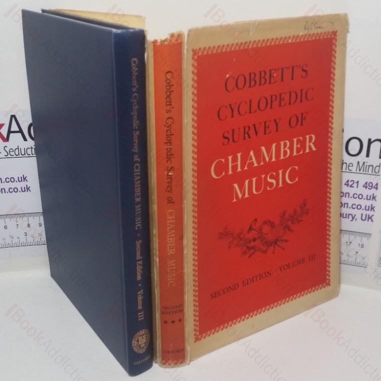 Cobbett’s Cyclopedic Survey of Chamber Music, Volume III