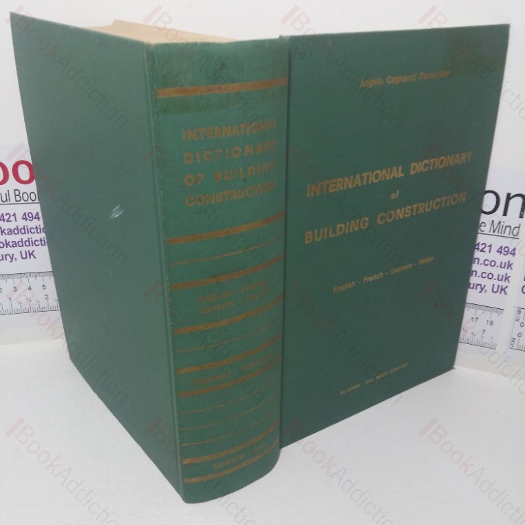 International Dictionary of Building Construction (English, French, German, Italian)