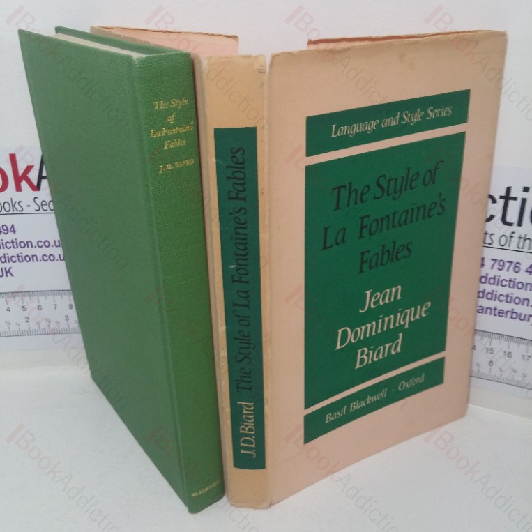 The Style of La Fontaine’s Fables (Language and Style series)