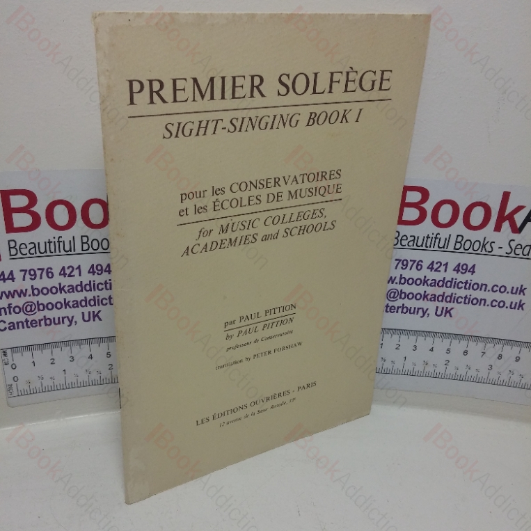 Premier Solfège: Sight-singing, Book 1