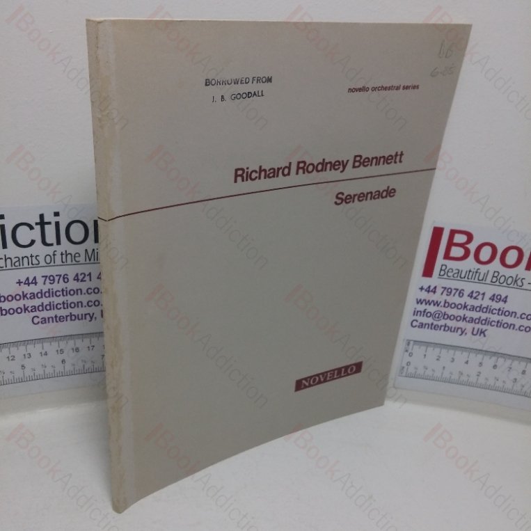 Richard Rodney Bennett: Serenade for Small Orchestra (Novello Orchestral series)