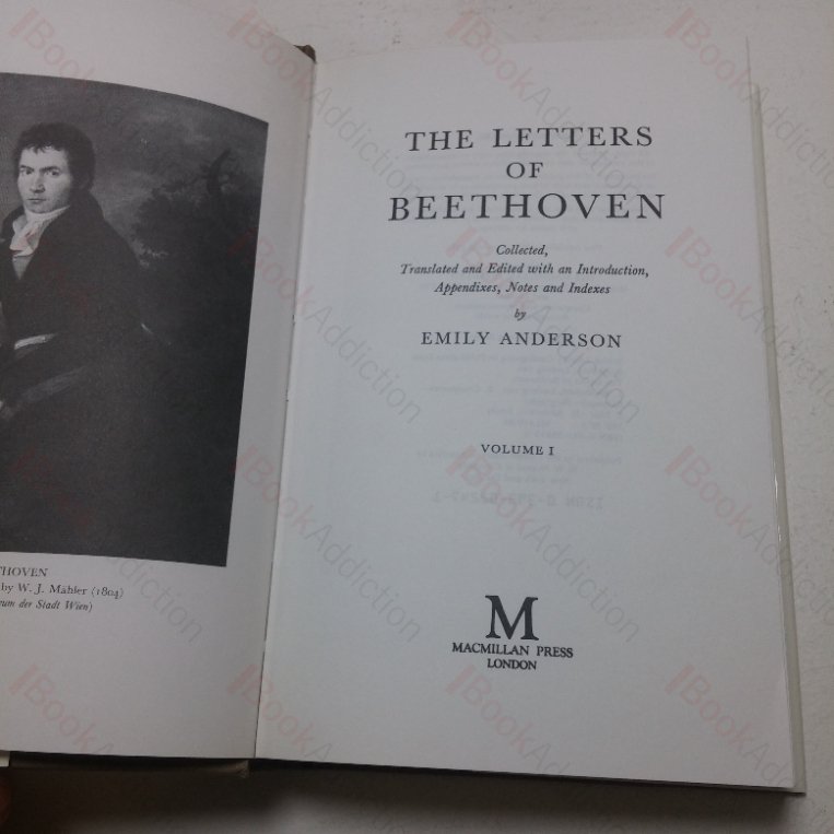 The Letters of Beethoven, Volumes I, II and III (Boxed Set