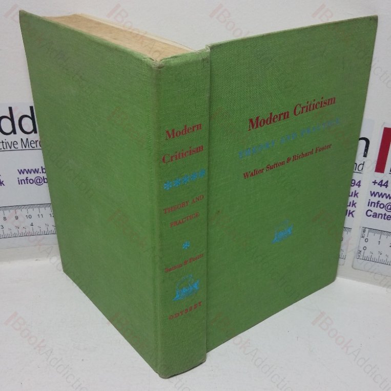 Modern Criticism: Theory and Practice
