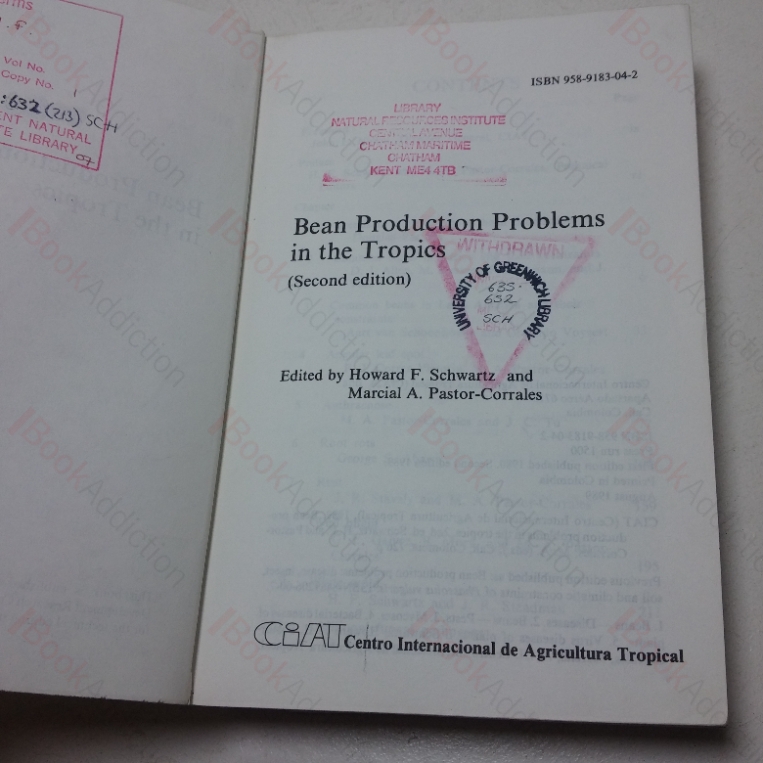 Bean Production Problems in the Tropics