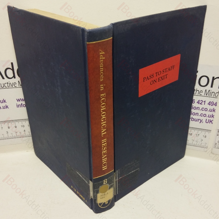 Advances in Ecological Research, Volume 8, 1974