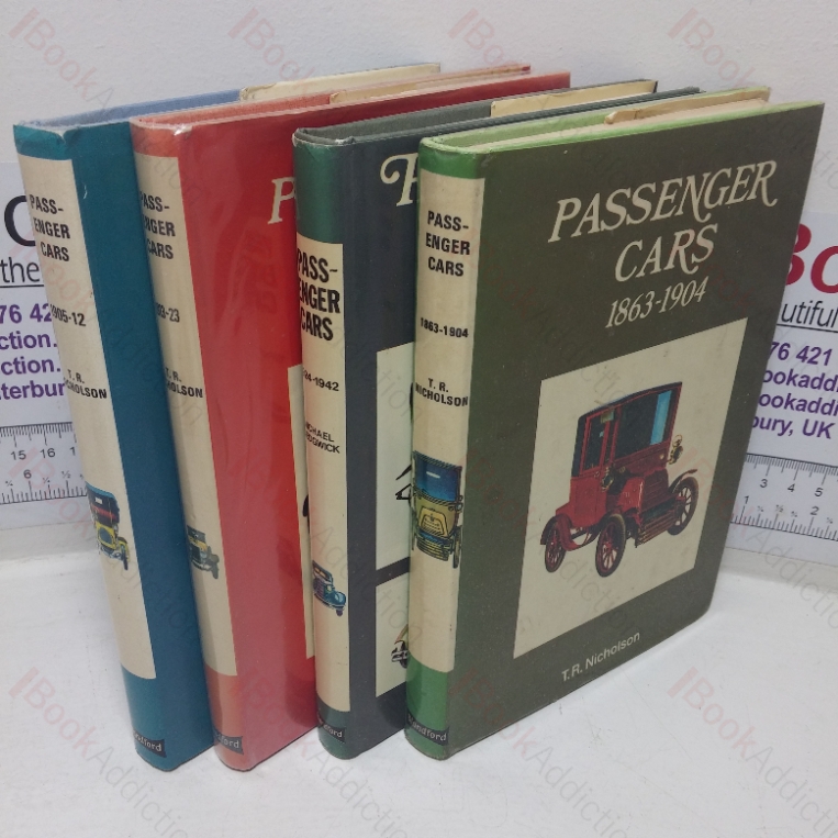 Passenger Cars, 1863-1904; Passenger Cars, 1905-1912; Passenger Cars, 1913-23; Passenger Cars, 1924-1942 (Cars of the World in Colour series) (4 Volumes)