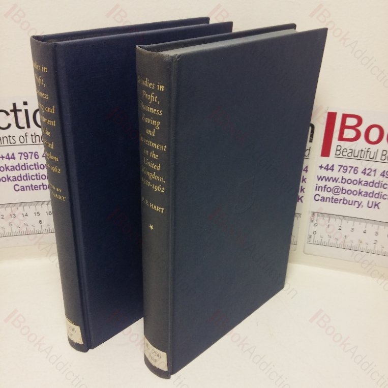 Studies in Profit, Business Saving, and Investment in the United Kingdom, 1920-1962 (Volumes I & II) (University of Glasgow Social and Economic Studies series)