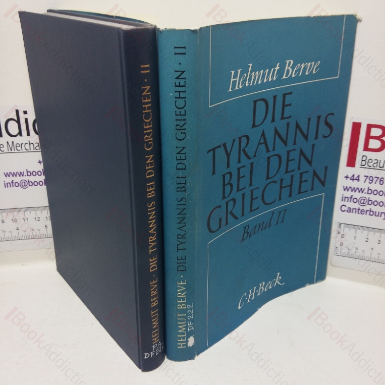 Die Tyrannis bei den Griechen, Zweiter Band – Anmerkungen