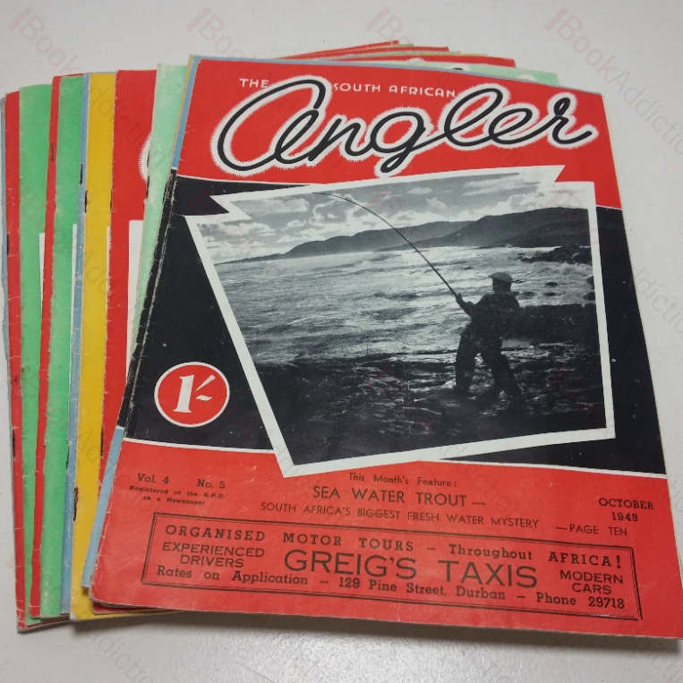 The South African Angler, Twelve Issues from 1949 and 1950