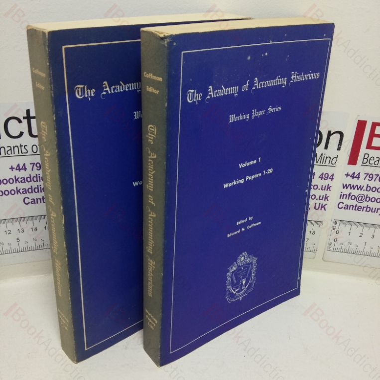 The Academy of Accounting Historians Working Papers, Volumes I & II (Working Papers series)