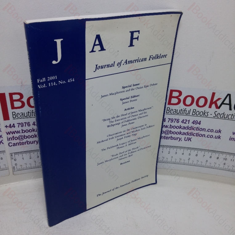 Journal of American Folklore, Fall 2001, Vol. 114 No. 454