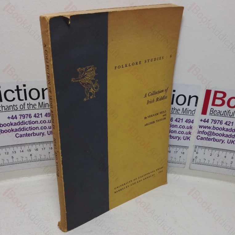 A Collection of Irish Riddles (Folklore Studies, No. 6)