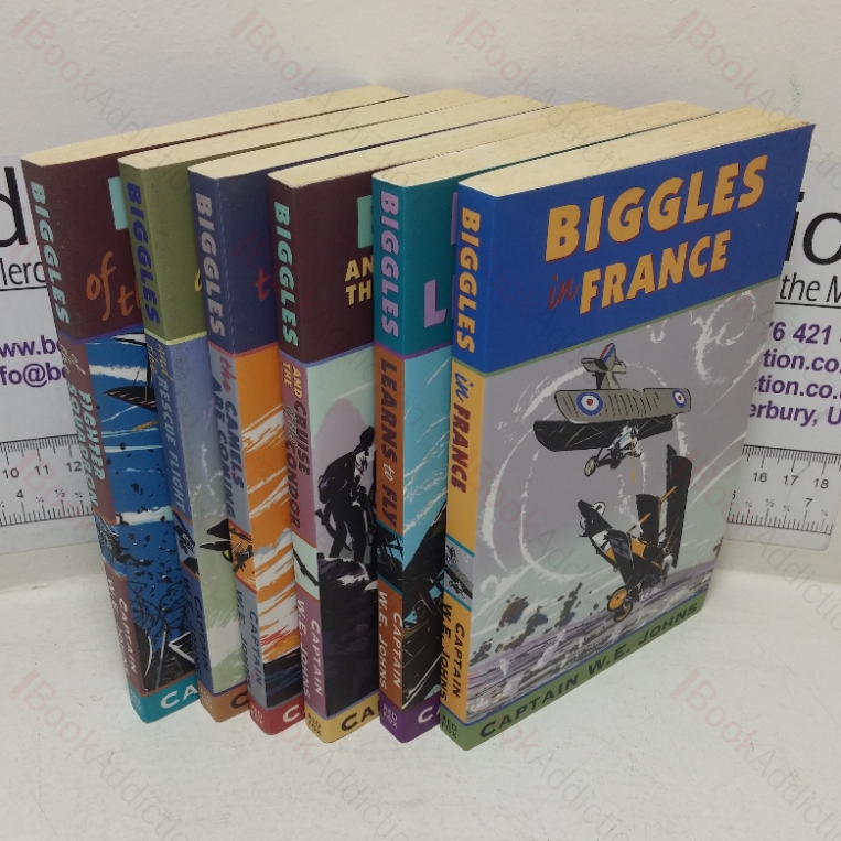 Biggles of the Fighter Squadron; Biggles and the Rescue Flight; Biggles the Camels are Coming; Biggles Learns to Fly; Biggles and the Cruise of the Condor; Biggles in France (Biggles Paperback Collection, Six Volumes)