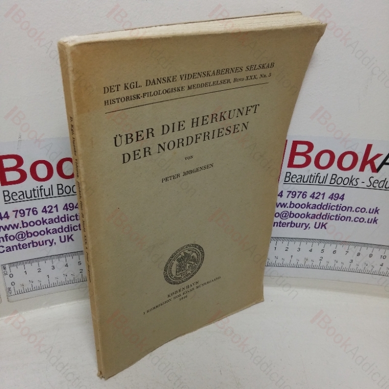 Uber die Herkunft der Nordfriesen [On the Origin of the North Frisians]