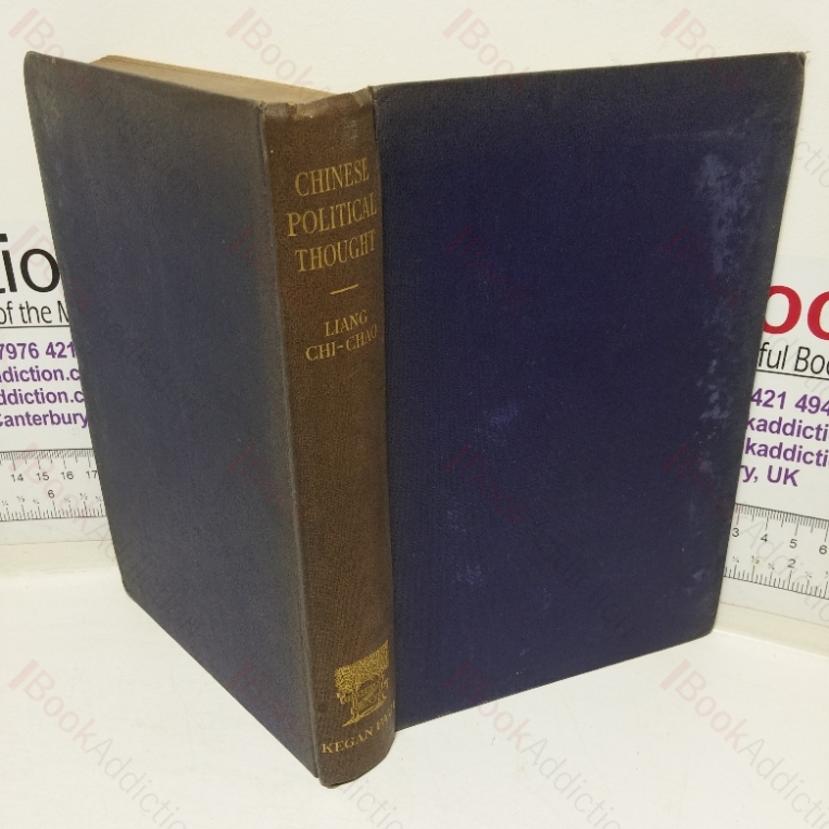 History of Chinese Political Thought during the Early Tsin Period