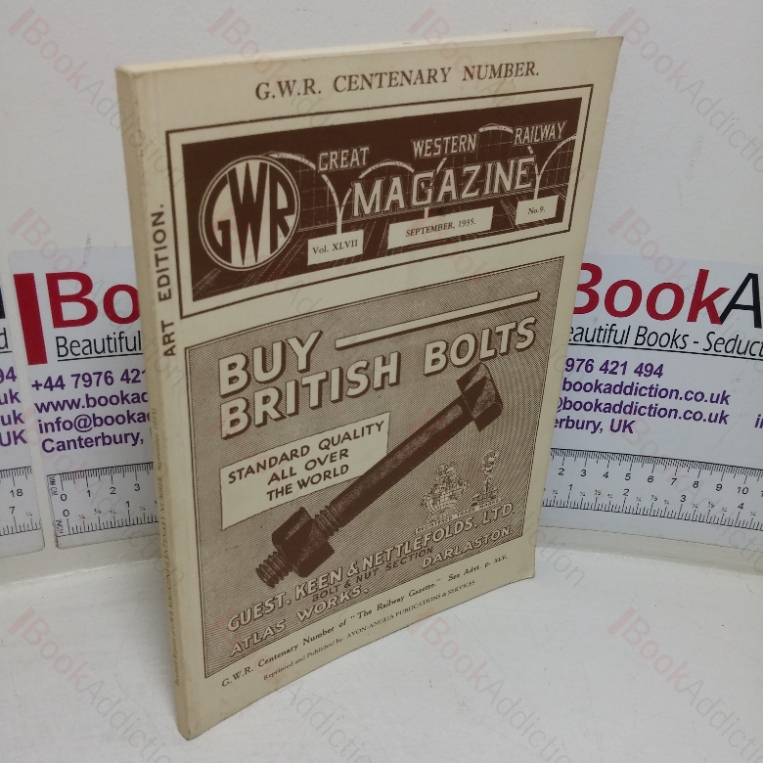 Great Western Railway Magazine, Volume XLVII, September 1955