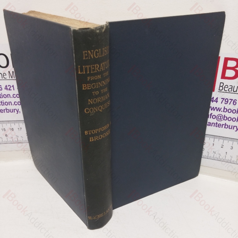 English Literature from the Beginning to the Norman Conquest