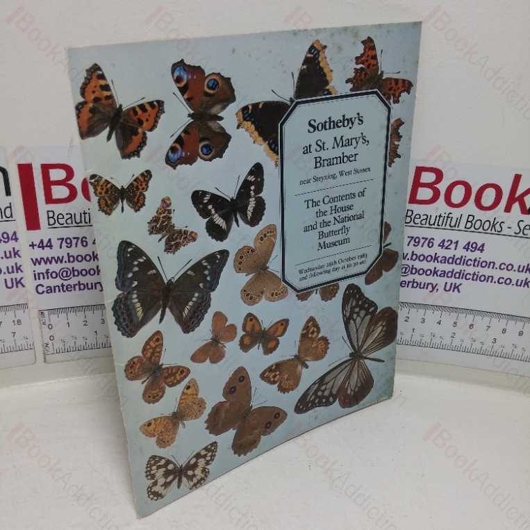 Contents of the House and the National Butterfly Museum (Auction Catalogue, Sotheby’s, St Mary’s Bramber, 26 Oct 1983)