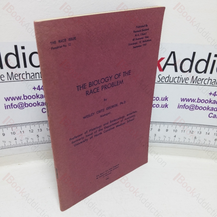 The Biology of the Race Problem (The Race Issue series, No. 12)