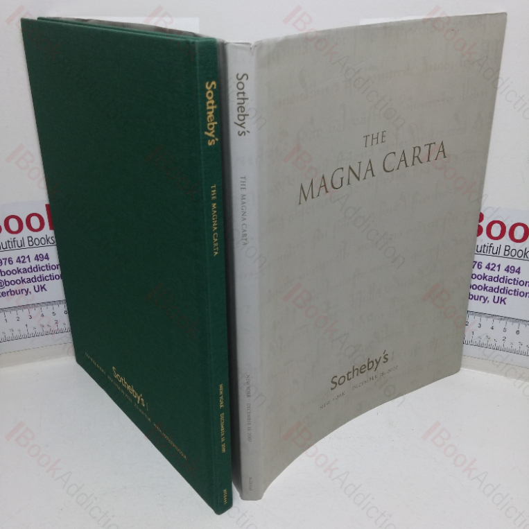 The Magna Carta (Auction Catalogue, Sotheby’s, New York, NY, USA, Dec 18, 2007)
