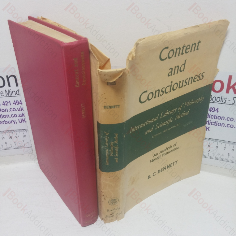 Content and Consciousness (International Library of Philosophy and Scientific Method)