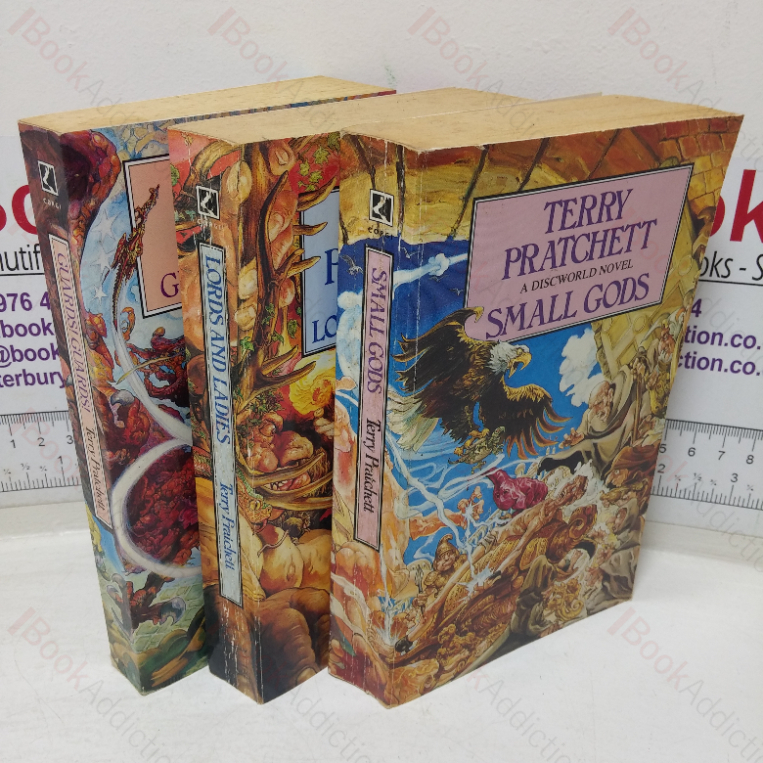 Guards! Guards!; Lords and Ladies; Small Gods (Terry Pratchett Discworld Paperback Collection) (Three Volumes)