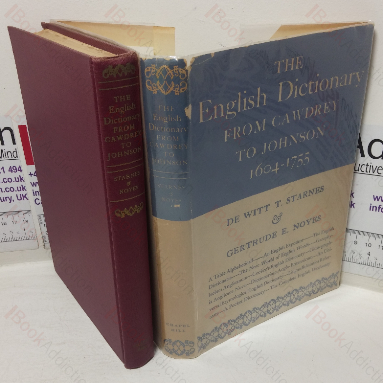 The English Dictionary from Cawdrey to Johnson, 1604- 1755