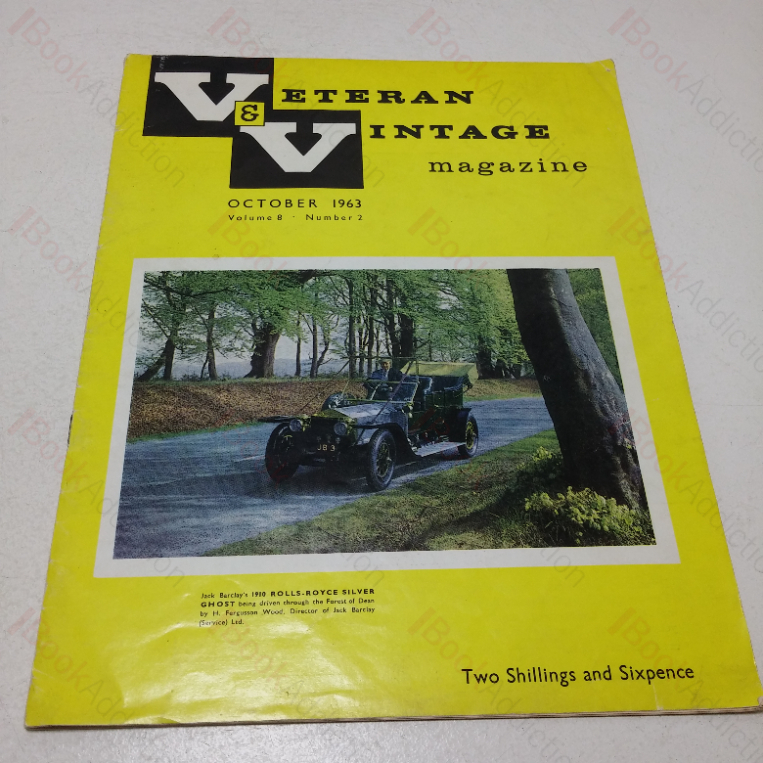 Vintage & Veteran Magazine, Volume 8, No. 2, October 1963