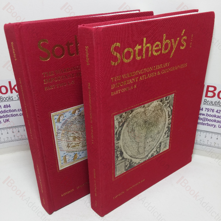 The Wardington Library – Important Atlases and Geographies, Parts I & II (Exhibition mad Auction Catalogue. Sotheby’s, London, October 2006) (Two Volumes)