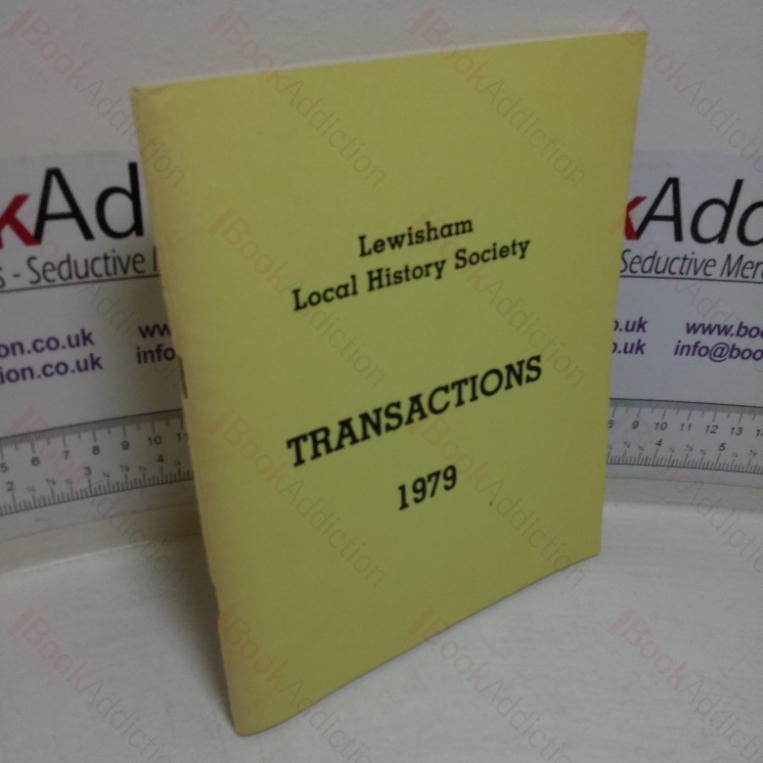 Lewisham Local History Society Transactions, 1979