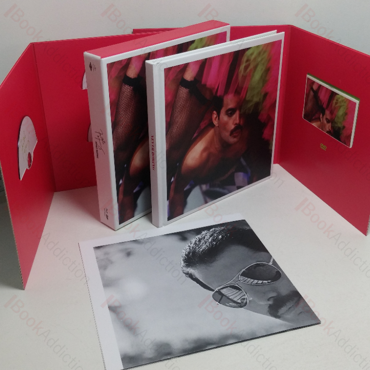 Freddie Mercury Never Boring Deluxe Boxed Set (Book, Blu-Ray, DVD, 3 CDs, Poster, Postcard)