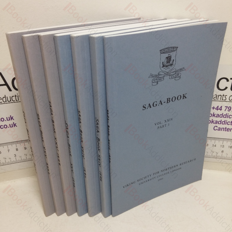The Saga-Book – Journal of the Viking Society for Northern Research, Eight Issues from 1994 to 2001 (Seven  Volumes)